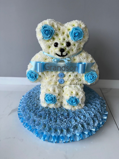 Teddy Bear - 3D Teddy bear funeral tribute - can be made in your choice of colour