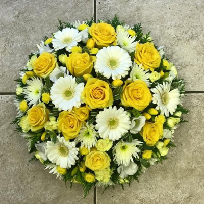 Yellow & White Loose Posy - 
