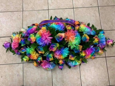 Rainbow coffin spray - 
