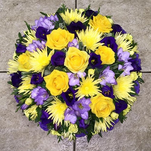 Yellow & Purple Loose Posy