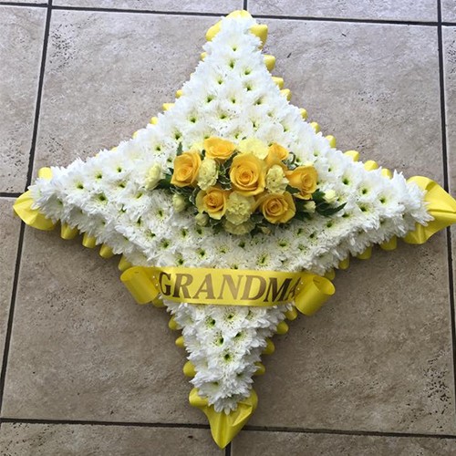 Yellow & White Loose Cushion